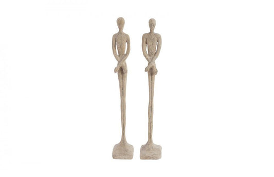 Phillips Collection Lloyd and Lottie Set of 2 Figures Sculpture Off-White