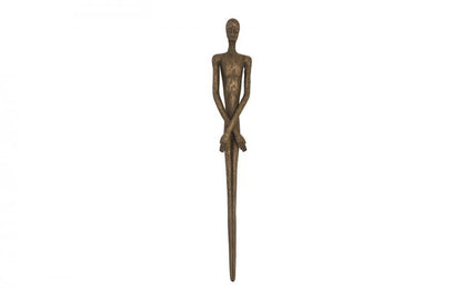 Phillips Collection Lloyd Figure Wall Sculpture Bronze