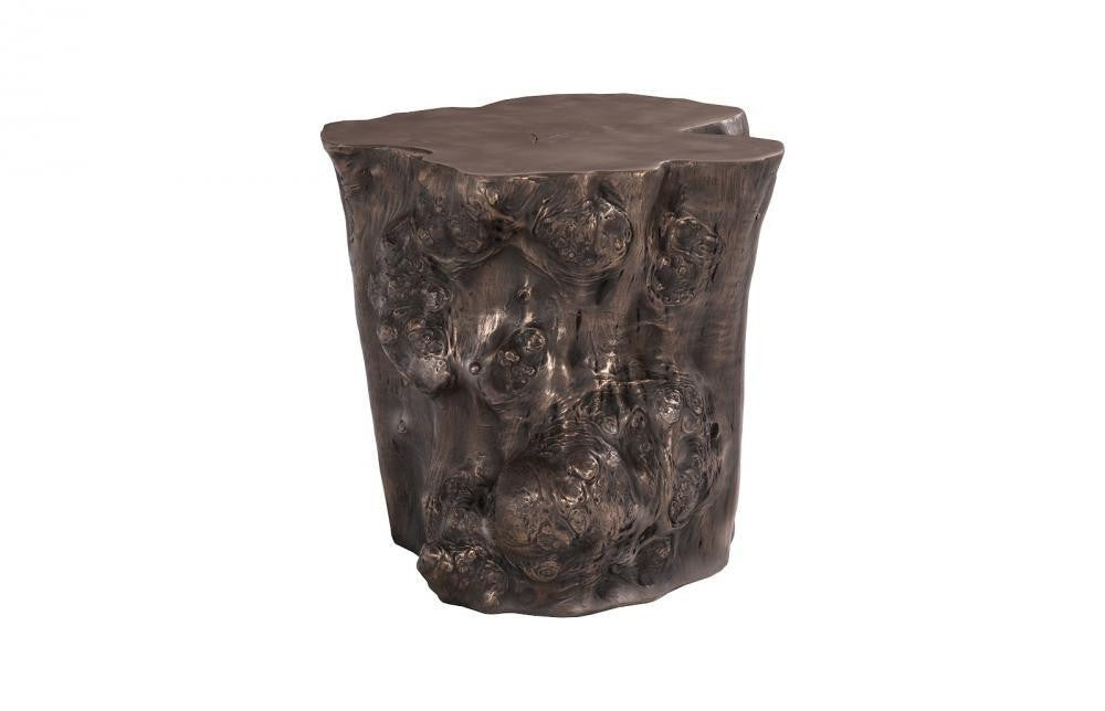 Phillips Collection Log Side Table, Bronze, 24"H (PH56725 YV0J07T9ZW)