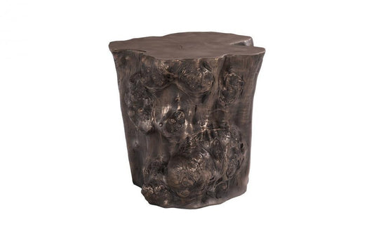 Phillips Collection Log Side Table, Bronze, 24"H (PH56725 YV0J07T9ZW)