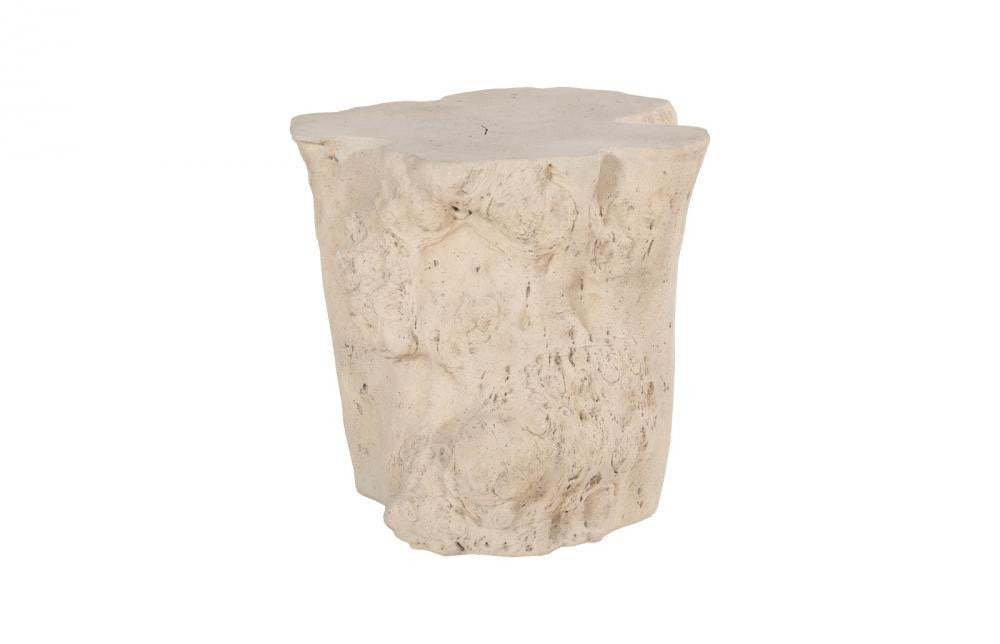 Phillips Collection Log Side Table, Off-White, 24"H (PH61360 YV0J07T9ZX)