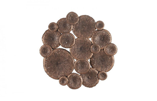 Phillips Collection Lotus Collage Wall Tile Copper