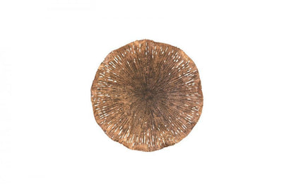 Phillips Collection Lotus Large Wall Tile Copper