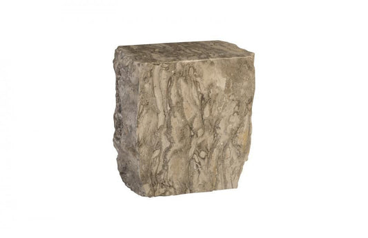 Phillips Collection Marble Stool Gray