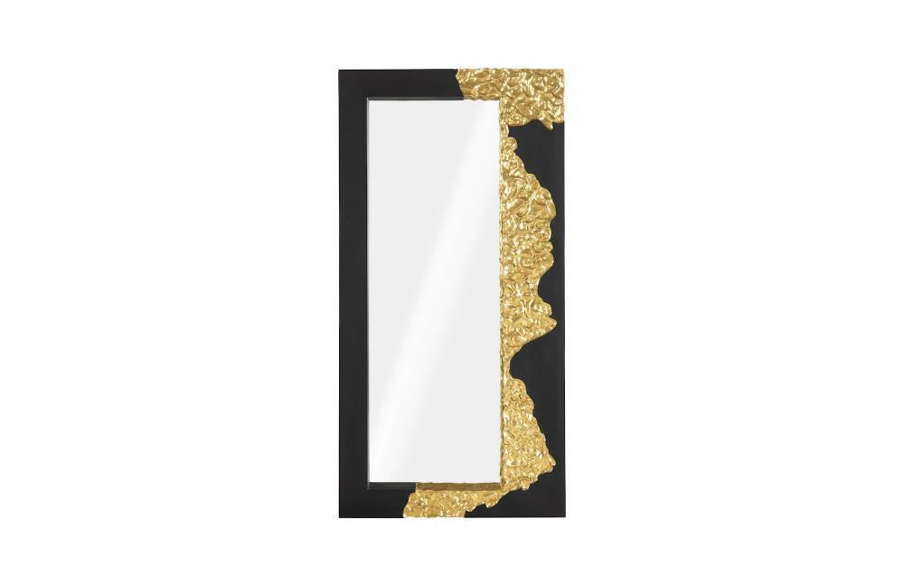 Phillips Collection Mercury Square Mirror Silver Leaf