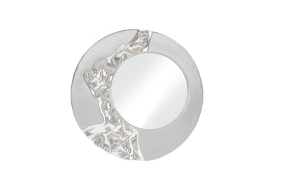 Phillips Collection Mercury Round Mirror Silver Leaf
