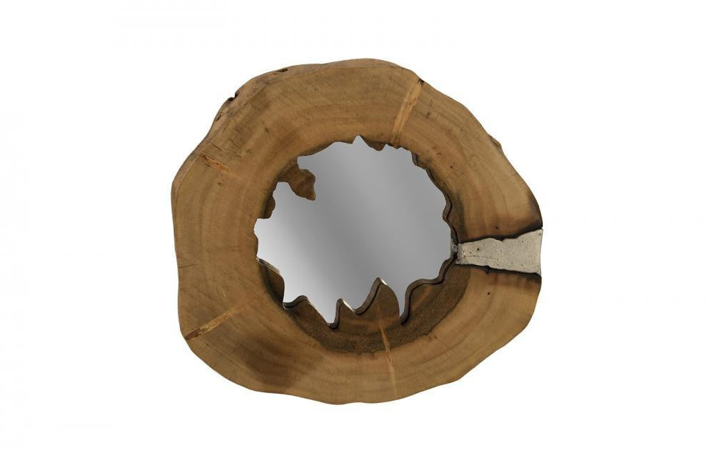 Phillips Collection Molten Mirror, Chamcha, Polished Aluminum, 11"W (IN85752 YV0J07TAY8)