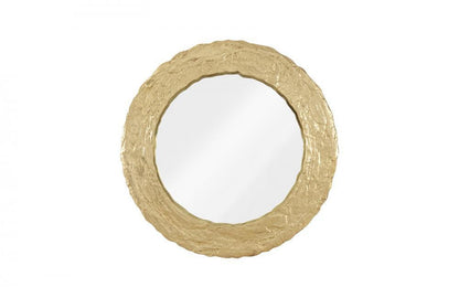 Phillips Collection Molten Round Mirror Gold Leaf