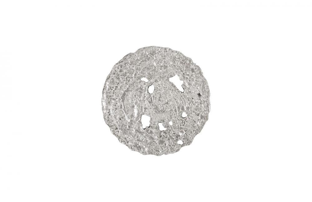Phillips Collection Molten Wall Disc, Silver Leaf, 12"W (PH83687 YV0J07TAYJ)