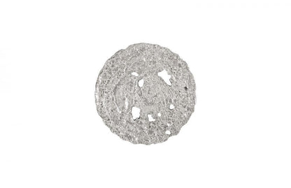 Phillips Collection Molten Wall Disc, Silver Leaf, 12"W (PH83687 YV0J07TAYJ)