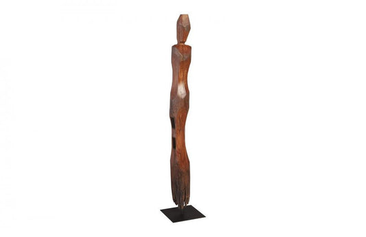 Phillips Collection Old Pole Man Sculpture Wood