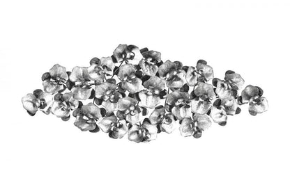 Phillips Collection Orchid Collage Wall Sculpture, Silver, Black, 64"W (TH100739 YV0J07TAZQ)