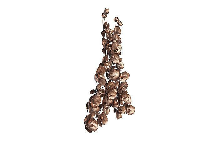 Phillips Collection Orchid Dress Wall Sculpture, Copper, 61"W (TH100862 YV0J07TAZT)