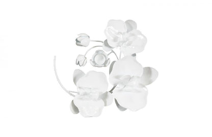 Phillips Collection Orchid Sprig Wall Sculpture, White, 19"W (TH100865 YV0J07TAZY)