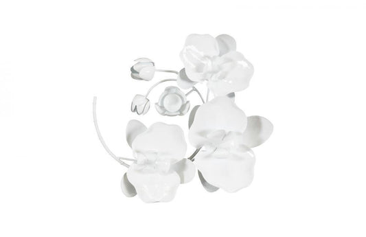 Phillips Collection Orchid Sprig Wall Sculpture, White, 19"W (TH100865 YV0J07TAZY)