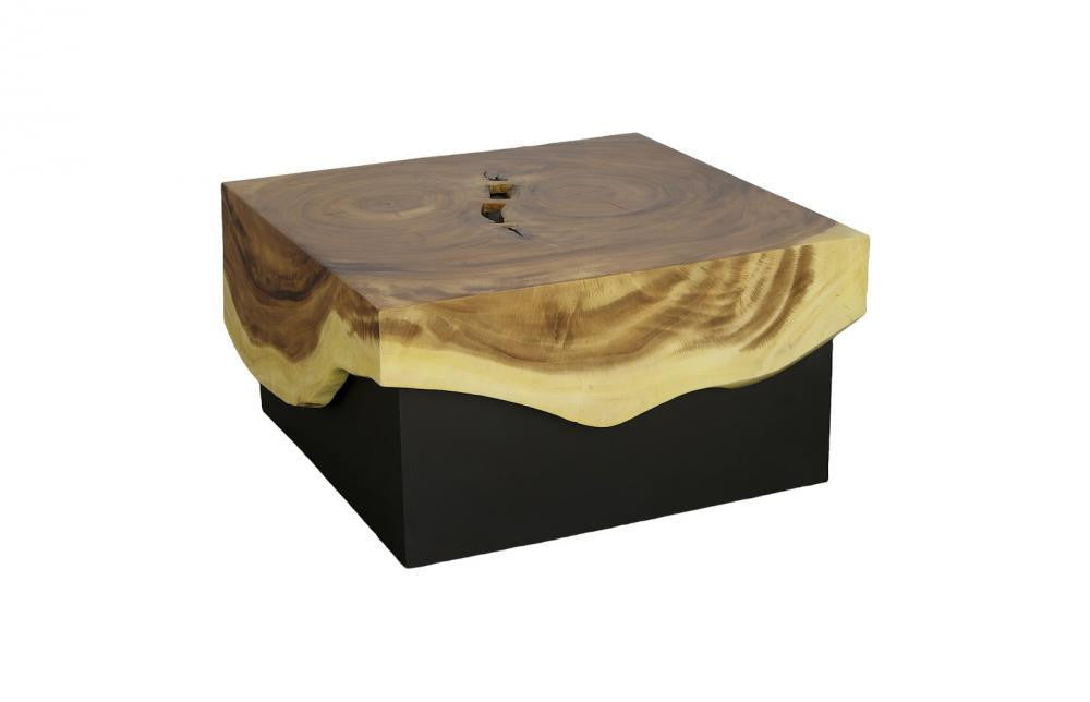 Phillips Collection Overflow Coffee Table Natural, Black