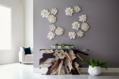 Phillips Collection Oviferum Succulent Wall Tile, White, 10"W (PH104154 YV0J07TC0H)