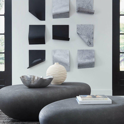 Phillips Collection Pages Wall Tile, Matte Black, 12"W (TH112233 YV0J07TC0K)