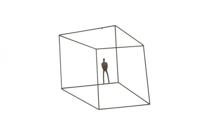 Phillips Collection Perspective Wall Sculpture, Standing Arms Down, Brown Rust, 23"W (TH97101 YV0J07W3U0)