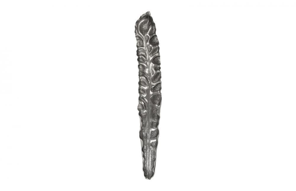 Phillips Collection Petiole Leaf Colossal Version A Wall Art Liquid Silver