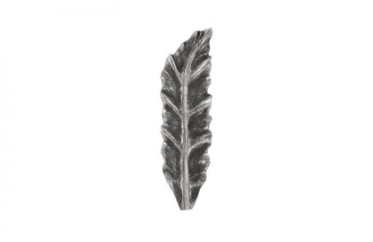 Phillips Collection Petiole Leaf Wall Art, Version B, Small, Silver Leaf, 7"W (PH94515 YV0J07W3UC)