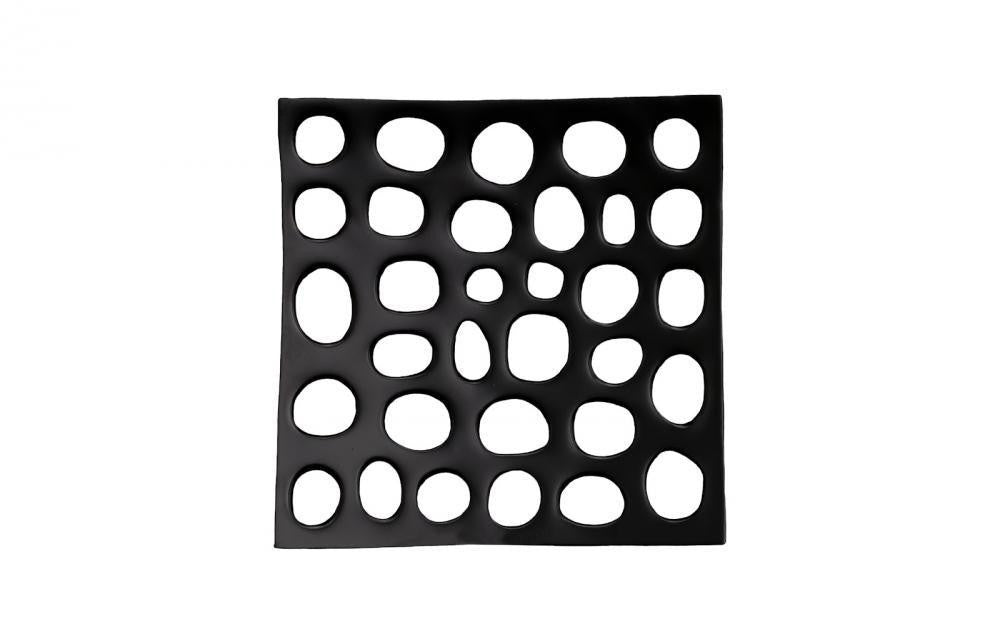 Phillips Collection Polka Dot Wall Tile, Black, 14"W (ID112735 YV0J07W3UV)