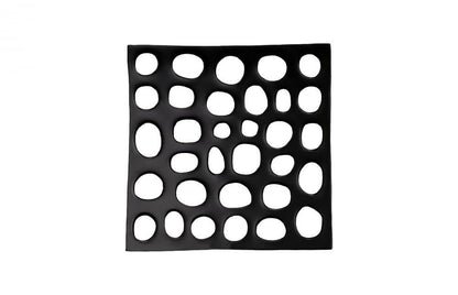 Phillips Collection Polka Dot Wall Tile, Black, 14"W (ID112735 YV0J07W3UV)