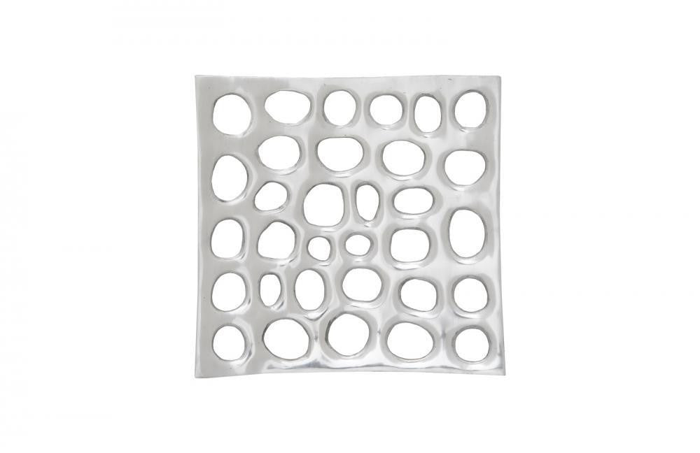 Phillips Collection Polka Dot Wall Tile Silver