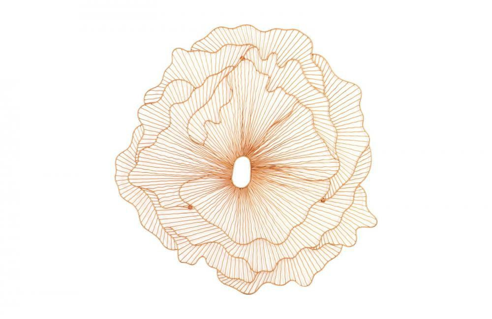 Phillips Collection Poppy Flower Wall Art, Large, Copper, 48"W (TH95114 YV0J07W3UY)
