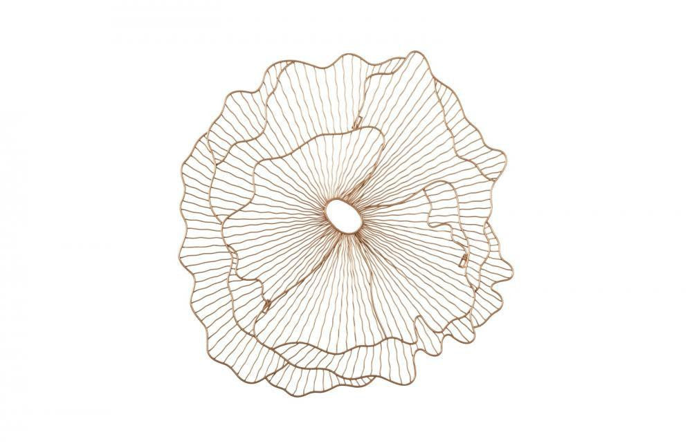 Phillips Collection Poppy Flower Wall Art, Small, Copper, 36"W (TH108863 YV0J07W3UZ)