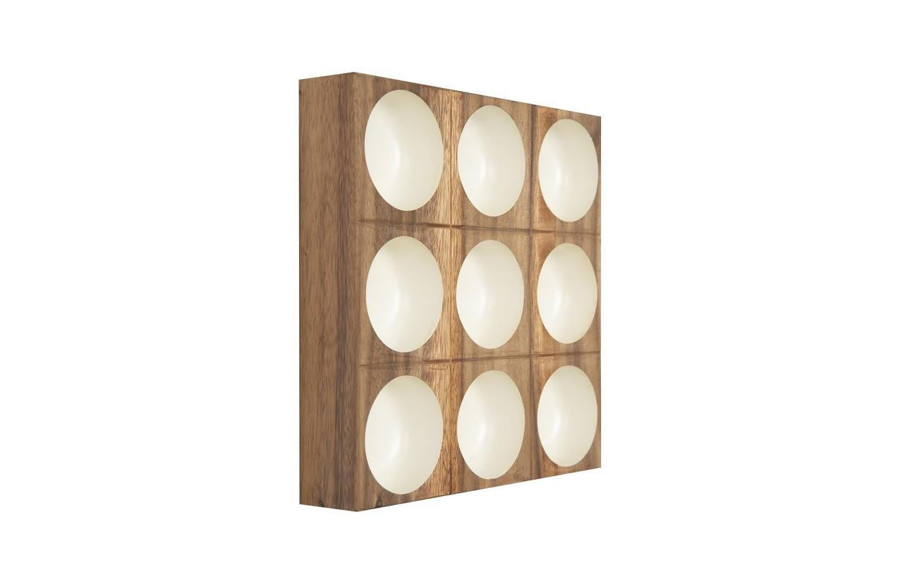 Phillips Collection Puka Wall Tile, Chamcha, White, 9"W (TH64929 YV0J07W3VD)