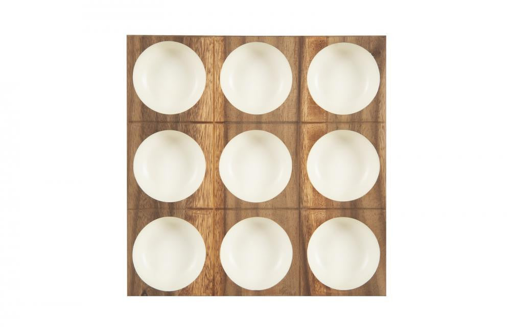 Phillips Collection Puka Wall Tile Chamcha, White