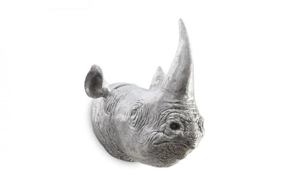 Phillips Collection Rhino Wall Art Silver Leaf