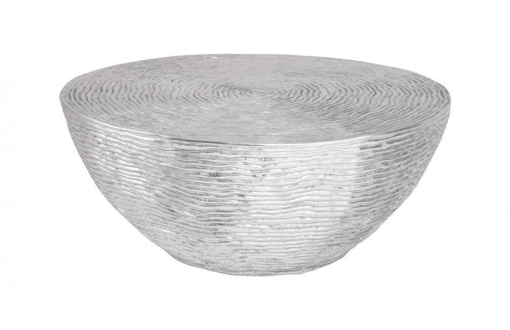 Phillips Collection Ripple Coffee Table, Silver Leaf, 40"W (PH102841 YV0J07W3VZ)