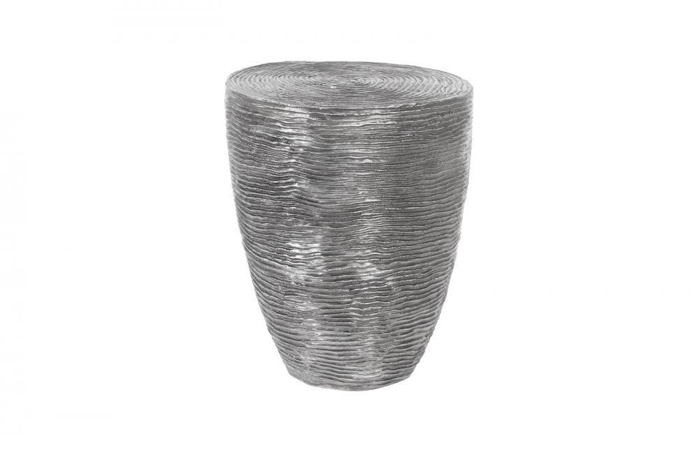 Phillips Collection Ripple Side Table Silver, Black