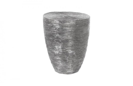 Phillips Collection Ripple Side Table Silver, Black
