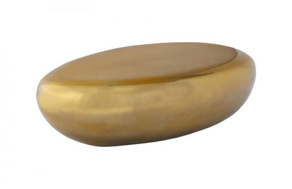 Phillips Collection River Stone Coffee Table, Large, Liquid Gold, 54"W (PH67801 YV0J07W4RV)