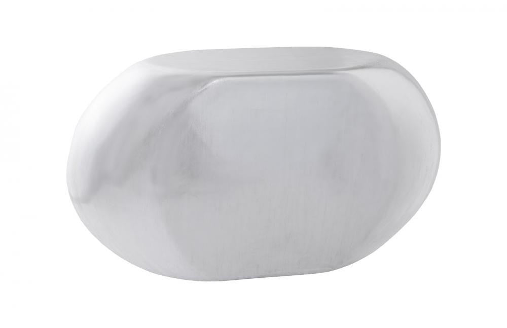Phillips Collection River Stone Console Silver Leaf