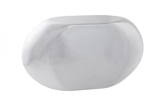 Phillips Collection River Stone Console Silver Leaf