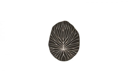 Phillips Collection Rivulet Wall Tile Black, Silver Leaf