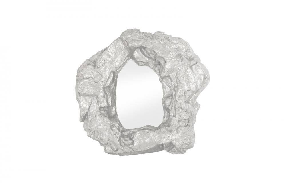 Phillips Collection Rock Pond Mirror, Square, Silver Leaf, 40"W (PH81109 YV0J07W4TW)