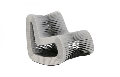 Phillips Collection Seat Belt Rocking Chair Gray, Black