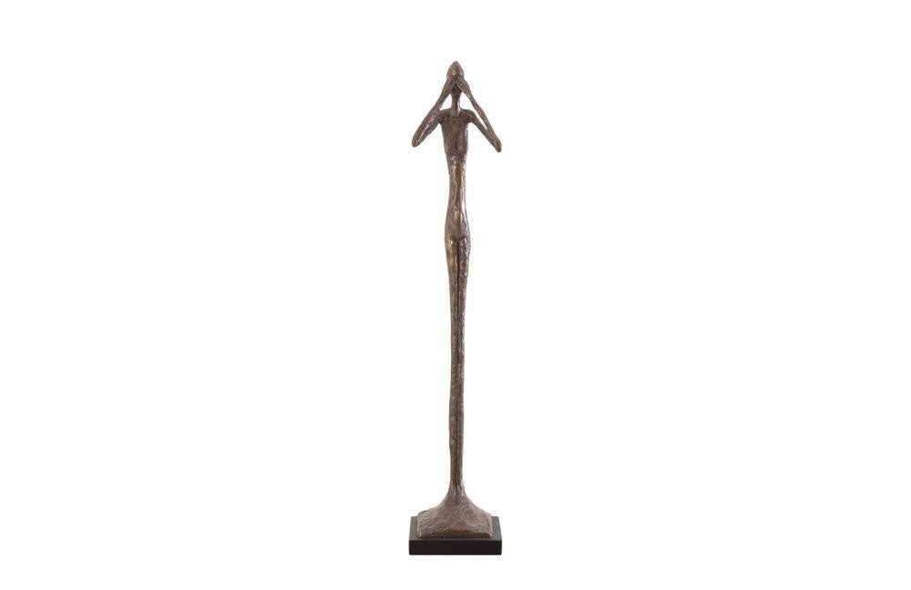 Phillips Collection See-No-Evil Small Slender Sculpture Bronze