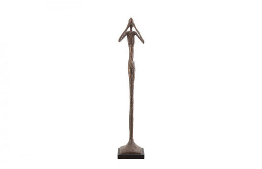 Phillips Collection See-No-Evil Small Slender Sculpture Bronze