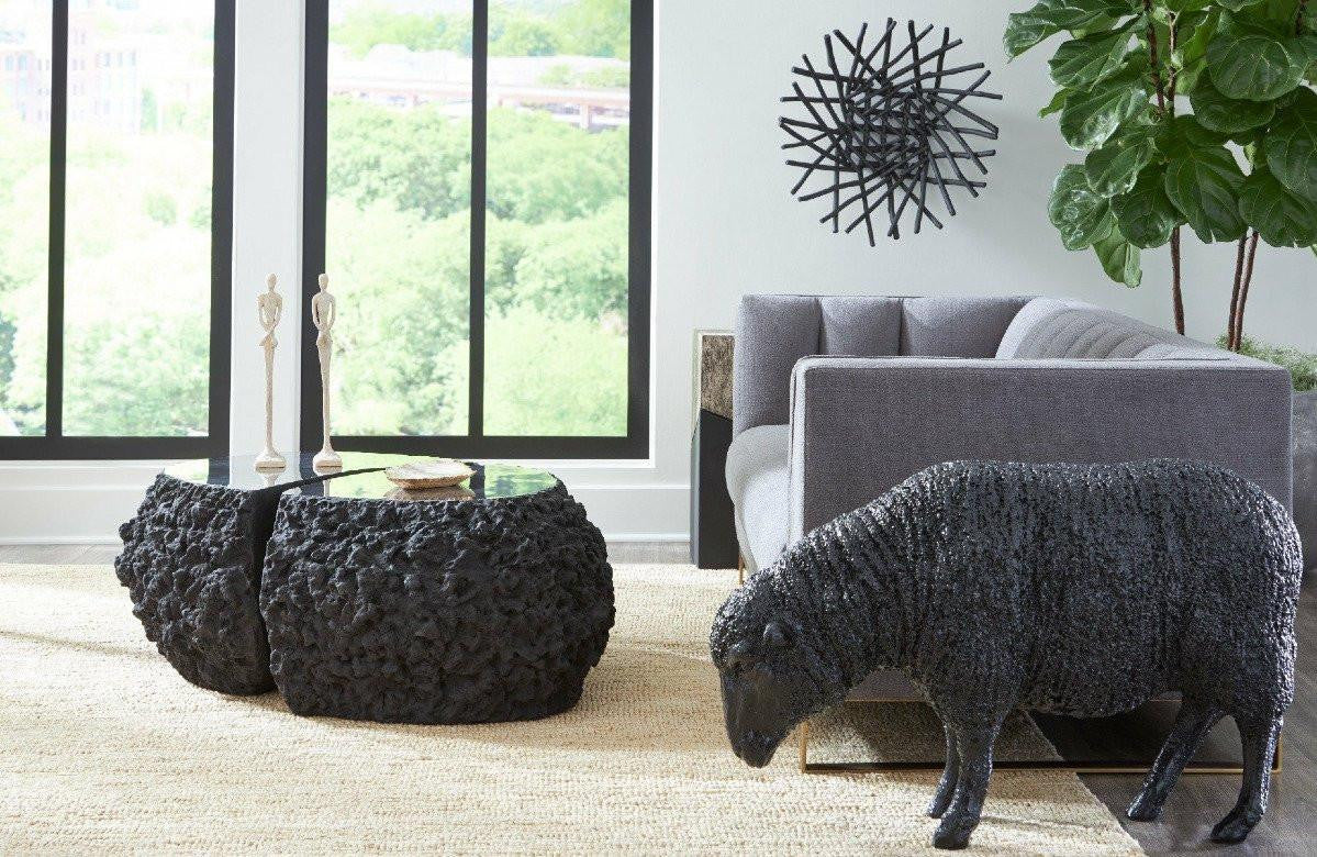 Phillips Collection Sheep Sculpture, Black, 23"H (PH109683 YV0J07W5RG)