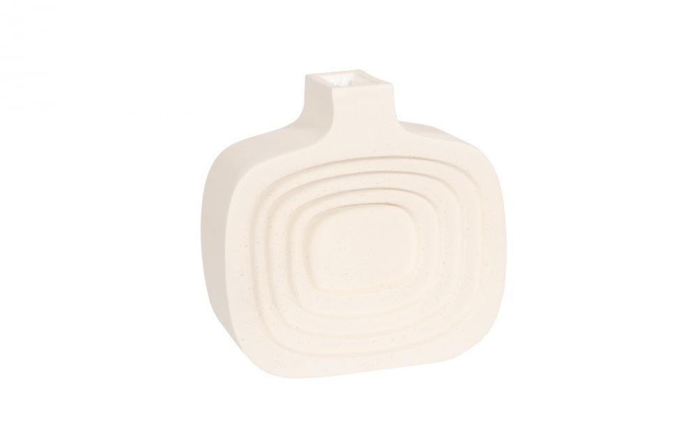 Phillips Collection Sonic Short Vase Off-White