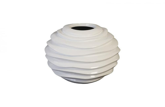 Phillips Collection Spiral Planter White