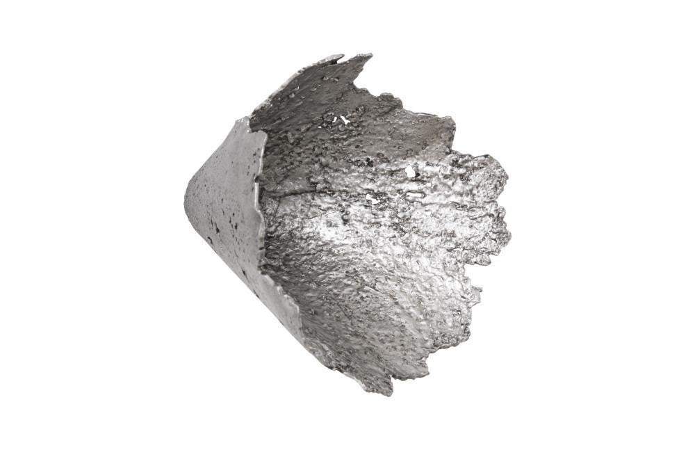 Phillips Collection Splash Jagged Bowl Wall Art Silver Leaf
