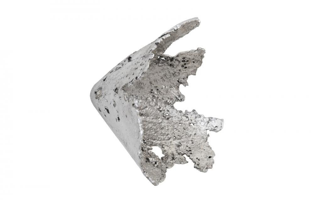 Phillips Collection Splash Bowl Wall Sculpture, Semi-Perforated, Silver Leaf, 20"W (PH105203 YV0J07W5RC)
