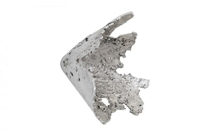 Phillips Collection Splash Bowl Wall Sculpture, Semi-Perforated, Silver Leaf, 20"W (PH105203 YV0J07W5RC)
